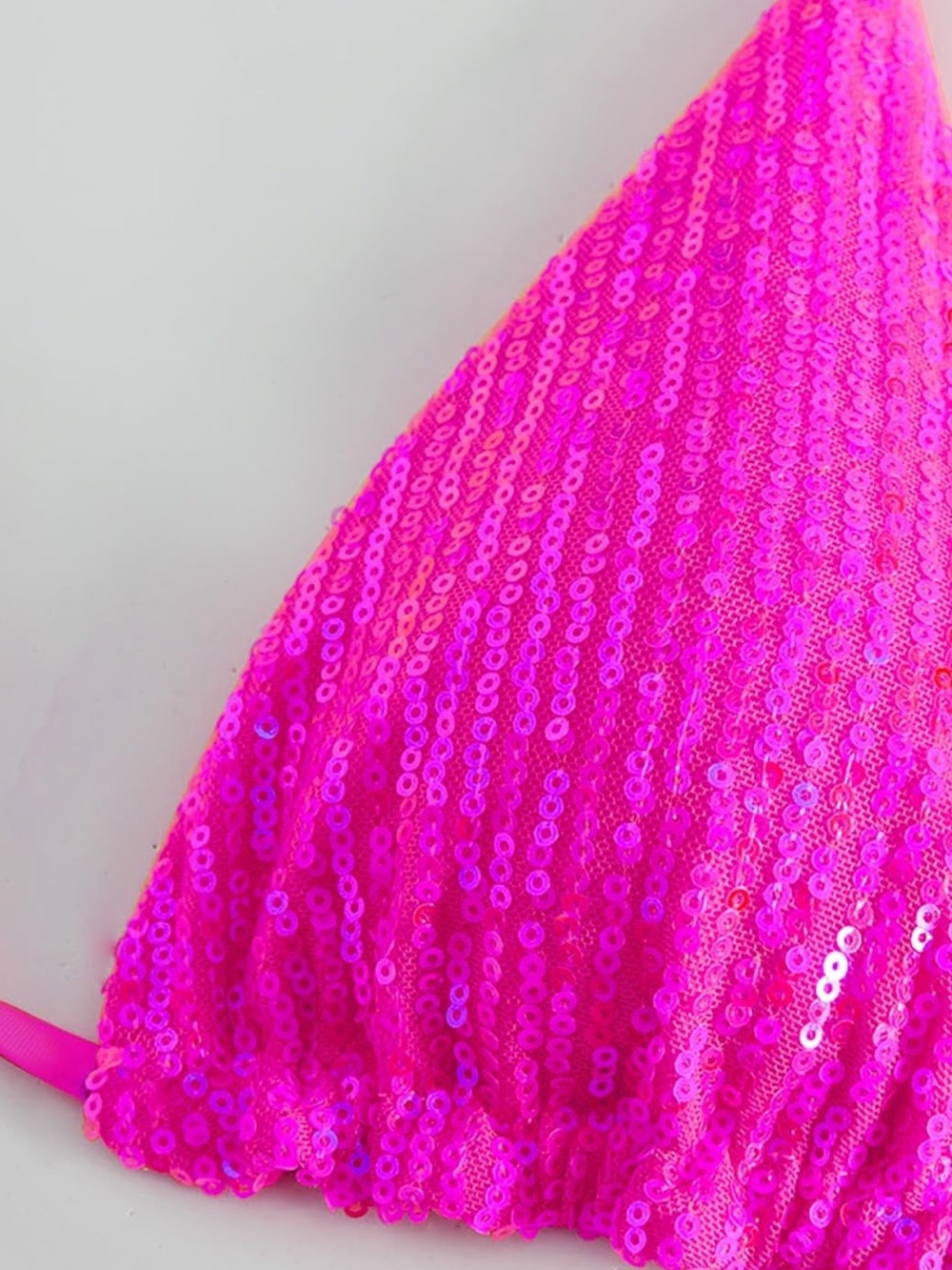 Triangle Sequin Bikini Set - Picture 2 of 10